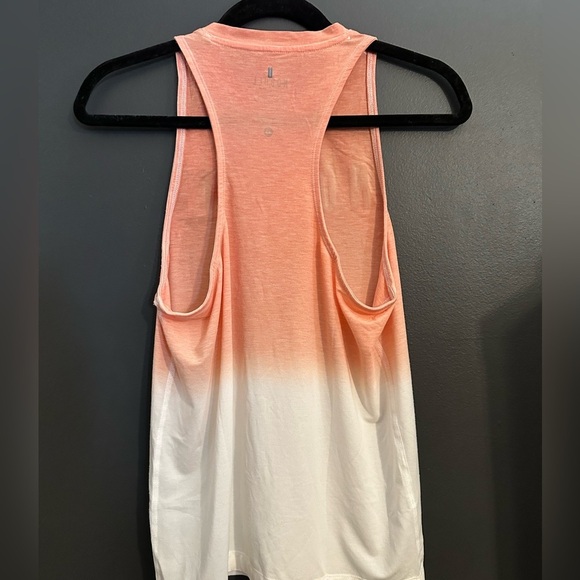 NWT Women’s High Neck Ombré Tank - XS - Dip Dye Peach (Orange) - Picture 6 of 7